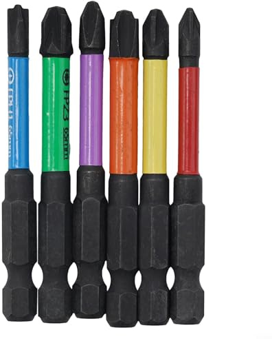 Kit d'embouts de tournevis 65 mm magnétique spécial fendu, pour électricien FPH FPZ, longueur 6,5 cm