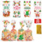 120 Stück Cellophantüten, Weihnachten Süßigkeiten Tüten, Kekse Goody Taschen mit 120 Stück Twist Krawatten, Tütchen Zum Befüllen, Zellophantüten Klein für Plätzchen Kekse Pralinen