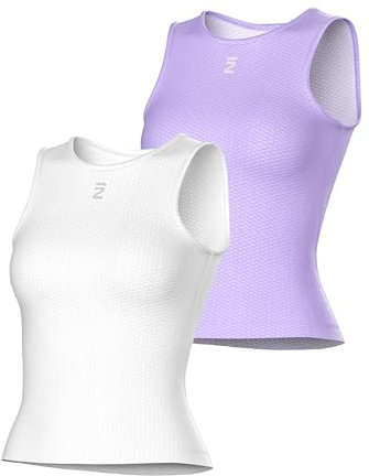 INBIKE Damen Fahrradweste Abnehmen Mesh Ärmellose Weste Leichtes Body Shaping Shirt Schnelltrocknend Atmungsaktiv Reflektierende Tank Tops Sommer Fahrradbekleidung Sporthemden Fahrradtrikot Set L