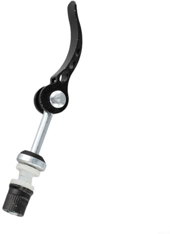 Lightweight QR Lock for Road Bike Seat Tube, Aluminum Alloy Construction, Easy Adjustment (Black)