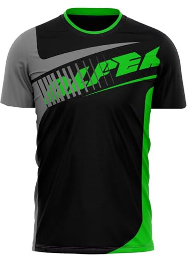 FFFF & OLFEH MTB Trikot,Herren Radtrikot Fahrradtrikot Kurzarm, Fahrradbekleidung Fahrrad Trikot T Shirt für Männer,Shirt Downhill Fahrrad Jersey Schnelltrocknend (TU1,L)