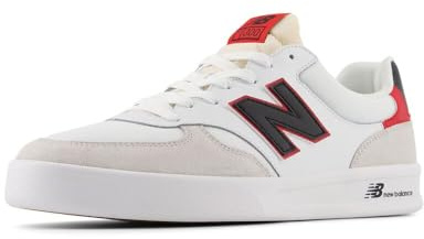 New Balance Men's Ct300 V3 Sneaker, White/Black/Team Red, 44 EU