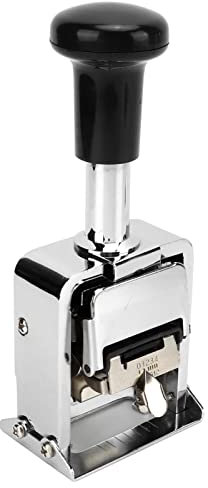 Yodee Cando mit Automatischer Nummerierung, 6-stelliger Nummernstempel, Automatisch Springende Nummerncodierung Mac/Coder