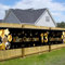 13 Geburtstag Banner Mann Gold Schwarz offiziell Teenager 13.ter Geburtstag deko Lange Hintergrund Banner zum 13 Geburtstag Happy 50th Birthday 13.Geburtstagsbanner für mann 40 * 270cm