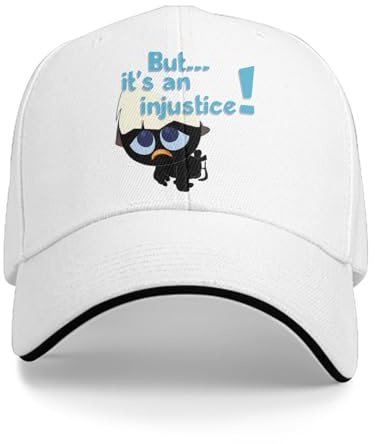 Chapeaux de Papa de Couleur Pure C’est Une Injustice Chapeau Essentiel Pare-Soleil Casquettes de Baseball Calimero Cartoon Casquette à visière