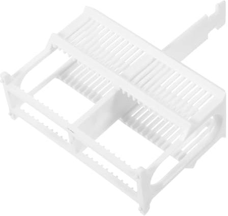 Zerodeko 24-Piece Plastic Microscope Slides Staining Rack for Laboratory and Experiments Sturdy Storage Holder for Microscope Slides