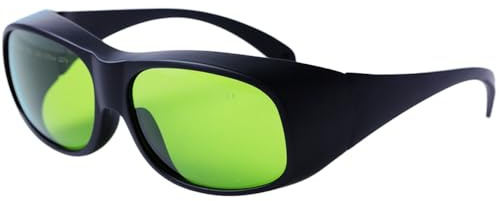 FONLAND1064nm Laser Schutzbrille Schutzbrille Schild Schutz Brillen 800nm-1100nm Für YAG DPSS Faser Laser (black)