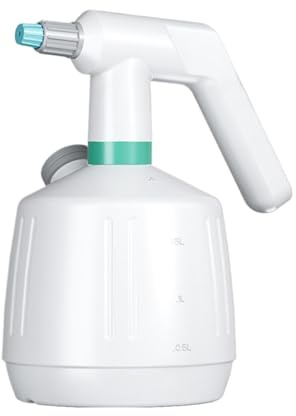 Botella De Pulverización Eléctrica, con Diseño Portátil Verde, 14x14x24cm, Rociador Eléctrico Inalámbrico, Botella De Spray Tric Recargable, Niebla Fina Ajustable, para El Césped, Jardín, Patio,