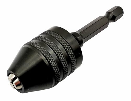Mini Bohrer Adapter Bit Schnellspann-Bohrfutter 0,3–8mm 1/4 HEX Sechskant für Akkuschrauber werkzeuglos