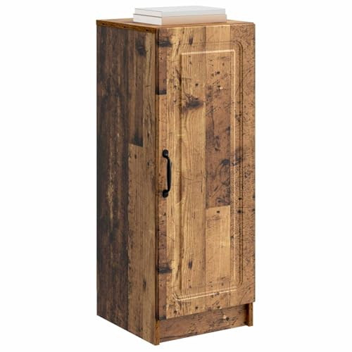 vidaXL Sideboard Altholz 33 x 34,5 x 87 cm Holzwerkstoff, Wohnzimmerstauraum, rechteckiger Buffet-Schrank, großer Sideboard, vielseitige Esszimmermöbel