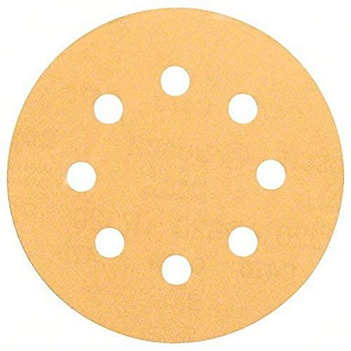 Bosch Professional 5 Stück Schleifblatt C470 Best for Wood+Paint (Holz und Farbe, Ø 115 mm, Korn 80)