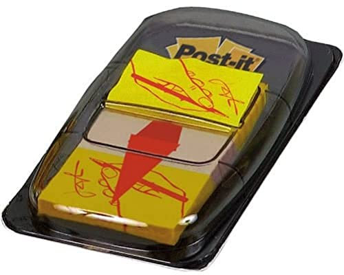 Post-it Index Haftstreifen Medium mit Unterschrifts-Symbol, 12 x 50 Haftstreifen