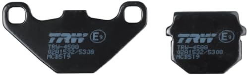 TRW MCB519 Brake Pad Set Disc Brake Organic Allround Compatible for Aprilia SX - Rear Axle and Other Vehicles