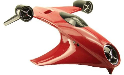 Amethyst X1 Space Craft Docking Station for iPhone 4S, 4, 3GS, iTouch Red