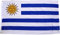 Flagge/Fahne URUGUAY Staatsflagge/Landesflagge/Hissflagge mit Ösen 150x90 cm, sehr gute Qualität