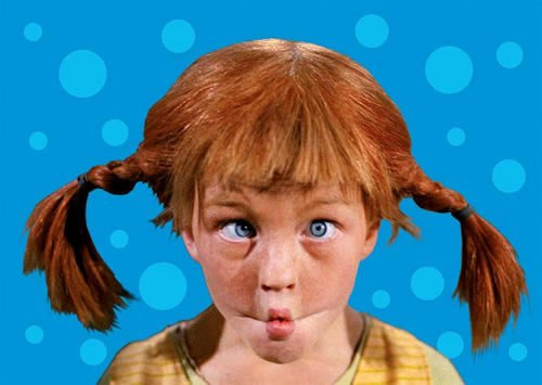 modern times Postkarte PIPPI LANGSTRUMPF - Motiv: PL PIPPI SCHNUTE, Anlass: Kindermotive, Künstler/Verlag: KARTENKOMBINAT © Saltkråkan AB & AB Svensk Filmind, Größe: A6