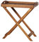 Siena Garden 358329 Tablett Astoria, 60x40x70cm, Gestell: Akazienholz, geölt in natur, Fläche: Akazienholz in natur,Tischplatte: Akazienholz, FSC 100%, Braun
