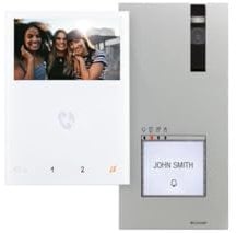 interphones Vidéo Kit 1 polyx-linea2000me Maison 8461 de, avec Fil Quadra v2 Station de Porte Montage en saillie