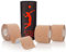 FLEXU Supreme, Kinesiologietape, wasserfestes Sporttape 3 Rollen á 60 Zuschnitte 5 x 25 cm, bietet Unterstützung & Stabilität für Muskeln und Gelenke, während & nach dem Training