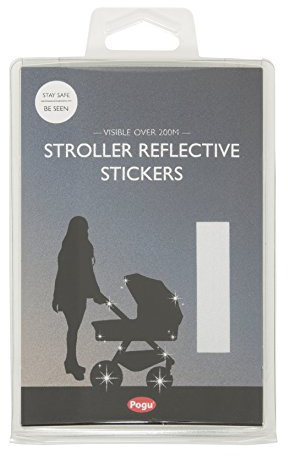 Pogu Reflektoren Kinderwagen - silber