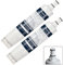 Lot de 2 cartouches filtres a eau SBS002 Réfrigérateur, congélateur SBS002x2 WHIRLPOOL