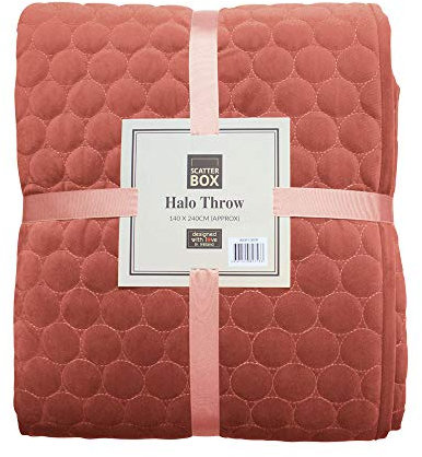 Scatterbox Bedspread, Antique Rose, Single, W140cm x L240cm