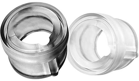 EROSPA® Eichelring/Penisring - Penis-Vorhaut-Zurückhalte-Ring Foreskin Glans Ring - 2er Set