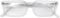 LONDON MOLE BRILLEN | Icy Lesebrille | Rechteckige Gläser | Coole Leser | Herren Damen Unisex | Stylische Lesebrille | Federscharniere | Transparent | Vergrößerung +1,5