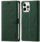 L-FADNUT Case for iPhone 12 Pro Max Wallet with Card Holder Leather Flip for iPhone 12 Pro Max Case Magnetic Stand Shockproof Case Cover for iPhone 12 Pro Max Green