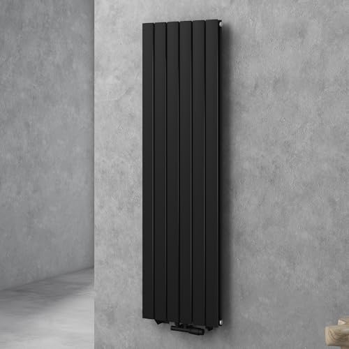 doporro Vertikal Badeizkörper Badheizung 160x46cm Anthrazit Doppellagig | Heizkörper Flachheizkörper Mittelanschluss Flach Paneelheizkörper, Einfach zu installieren umweltschonend, Flachheizkörper FV
