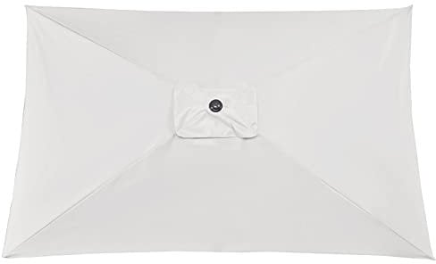 HUIKJI Toldo de repuesto rectangular de 3 x 2 m, para sombrilla de patio, para jardín, playa, mercado, mesa, sombrilla de repuesto (solo toldo)
