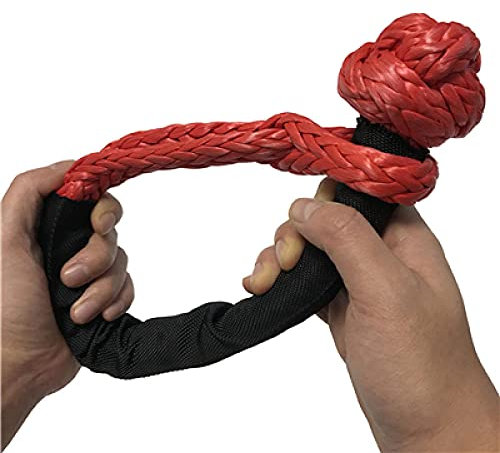 Morbido Grillo Rosso Morbido Traino Grillo Corda Sintetica Gancio di Traino Paraurti Grillo Per Accessori Off-Road Recupero 4X4Accessories
