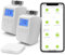 BSEED Smart Home 2er Pack WiFi Thermostat Heizung mit Zigbee Hub Heizkörperthermostat ECO Heizkosten sparen Heizkörperthermostatventil Alexa Google Home Tuya kompatibel LCD-Display ohne Batterien
