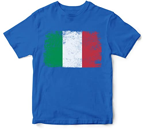 Purple Print House Italy Kids T Shirt Italian Rugby Football Italia Nation Boys and Girls
