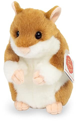 Teddy Hermann 92658 Hamster 16 cm, Kuscheltier, Plüschtier mit recycelter Füllung