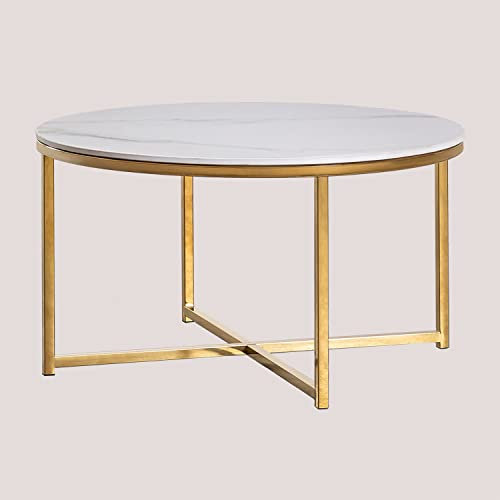 SKLUM Couchtisch aus Stahl Azuara Vergoldet