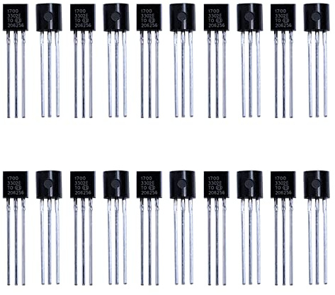 20pcs MCP1700-3302E/TO-92 LDO Linear Voltage Regulator 3-Terminals 250mA Fixed Output Voltage Nom. 3.3V Through Hole