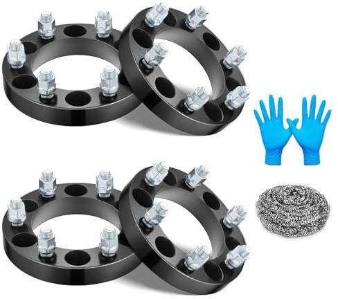 BDFHYK 6x139.7mm Wheel Spacers 1 Inch No Lip for 1999-2022 GMC Sierra 1500