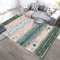 DJHWWD deko Schlafzimmer modern Salon Auslegware Rechteckiger Teppich mit niedrigem Flor, rosa, Blauer Teppich, Schlafzimmer-Bodenmatte Wohnzimmer Teppichs 100X160CM