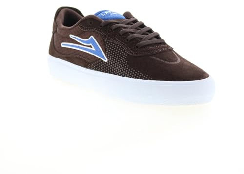 Lakai Essex Herren-Skateboardschuh, knöchelfrei, Schokoladenbraunes Wildleder, 45 EU
