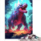 Jurassic Era Dinosaurier Puzzle als Geschenk Puzzle für Erwachsene 1000 Teile Holzpuzzle Teenager Kinder Einzigartige Geburtstags 1000 Stück (50 x 75 cm)