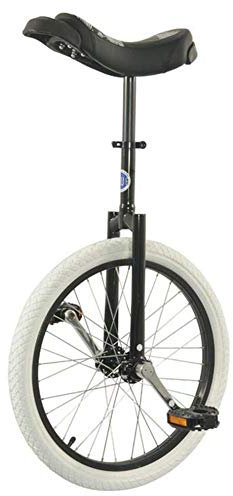 Wheel Trainer Einrad 20 Zoll Wheel Trainer Einrad für Erwachsene/Kinder/Anfänger, rutschfeste Bergreifen-Balance-Fahrradübung, höhenverstellbar (Schwarz 20 Zoll)