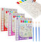 OSDUE 3 PACK Aquarell Malbuch, Malbuch mit Wasserfarben für Kleinkinder, Aquarell-Malpapier für Kinder im Alter von 1-4, magisches Buch, Kunsthandwerksgeschenk zum Zeichnen (A4)