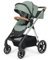 Beberoad RX 3-in-1-Kinderwagen, Kinderwagen, faltbarer Kinderwagen, umkehrbarer Kindersitz (grün)