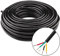 URCIANOW Cavo 5 Poli 0,3mm² Filo Elettrico a 5 Fili 20 Metri 5 Conduttori Cavo UL2464 Filo 5 Poli di Rame Stagnato 22AWG Nero Rivestito in PVC per Elettrodomestici da Cucina