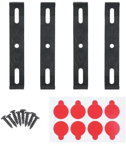 License Plate Holder | Frameless License Plate Mount | Invisible License Plate Bracket Hold with 8 Screws | Trailer Number Plate Holder for Front and Rear Car Tags, Exterior Car Accessories