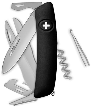 Couteau ALLMATT Standard D07 R, 13 fonctions, noir