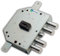 Briconess.com Serratura per Porte blindate corredate da 3 Chiavi a Doppia Mappa