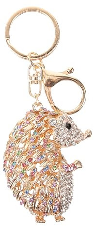 VALICLUD 1pièce Porte-clés Hérisson Décoratif Diamant Avec Strass Pendentif Artisanal Pratique