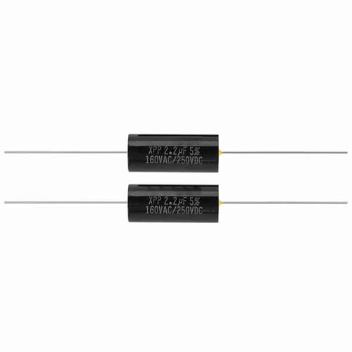 2PCS Capacitor Frequency Divider Capacitance Speaker Capacitor HIFI Sound Car System Components (2.2uF)